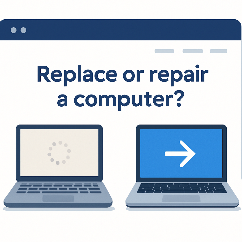 when should a business replace instead of repair a computer - When Should a Business Replace Instead of Repair a Computer?